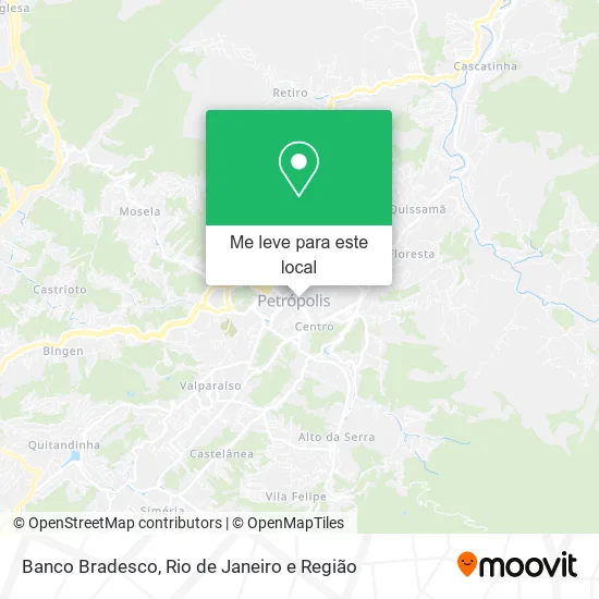 Banco Bradesco mapa