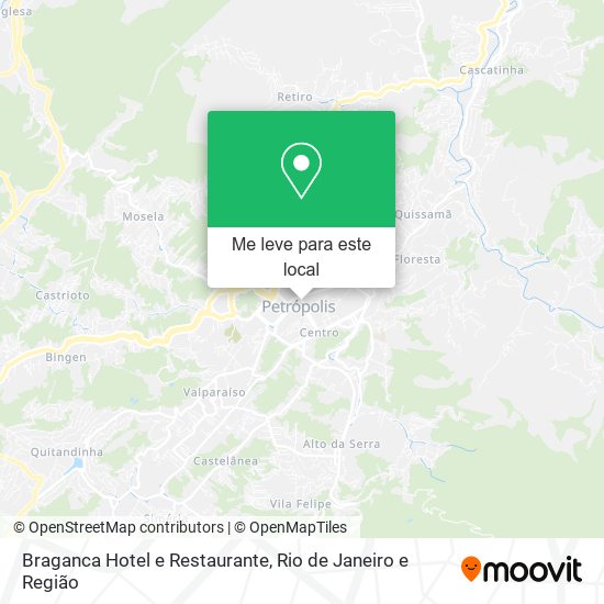 Braganca Hotel e Restaurante mapa