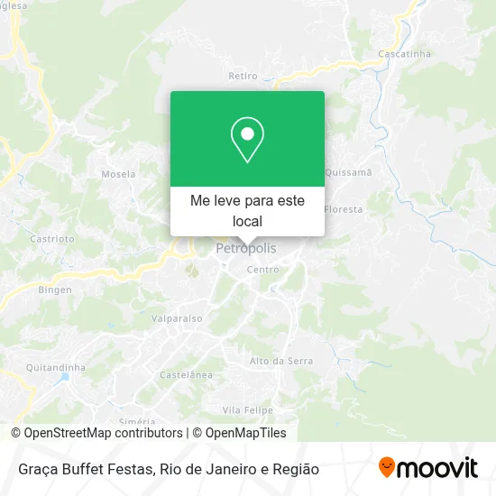 Graça Buffet Festas mapa