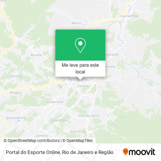 Portal do Esporte Online mapa