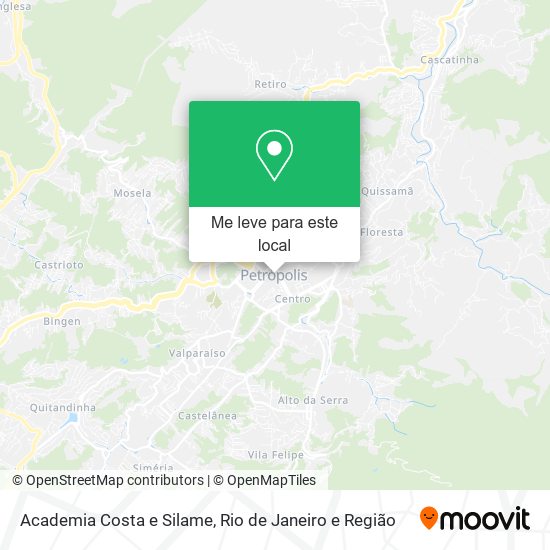 Academia Costa e Silame mapa