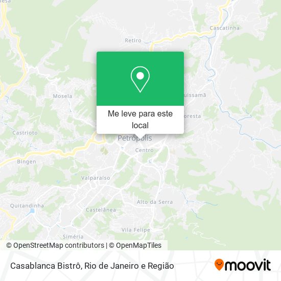 Casablanca Bistrô mapa