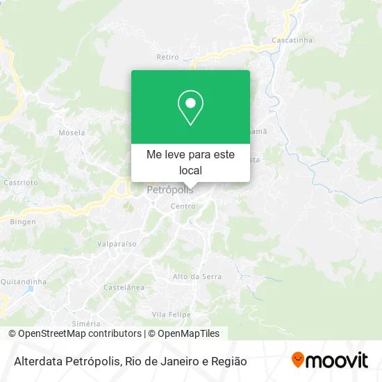 Alterdata Petrópolis mapa