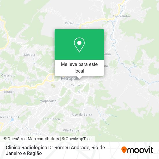 Clinica Radiologica Dr Romeu Andrade mapa