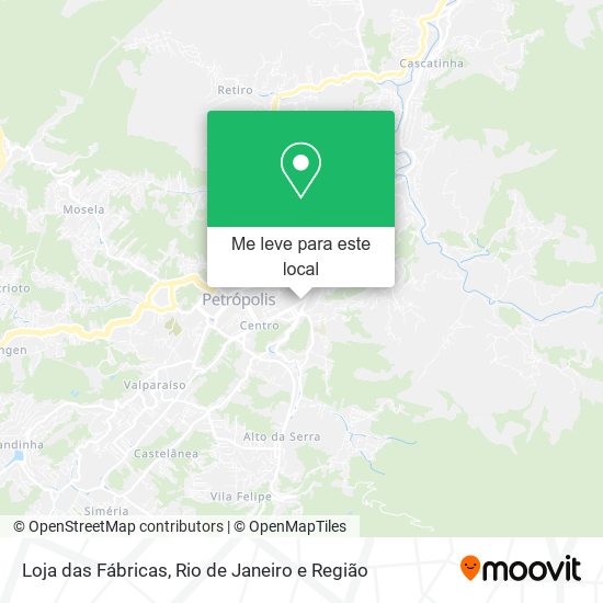 Loja das Fábricas mapa