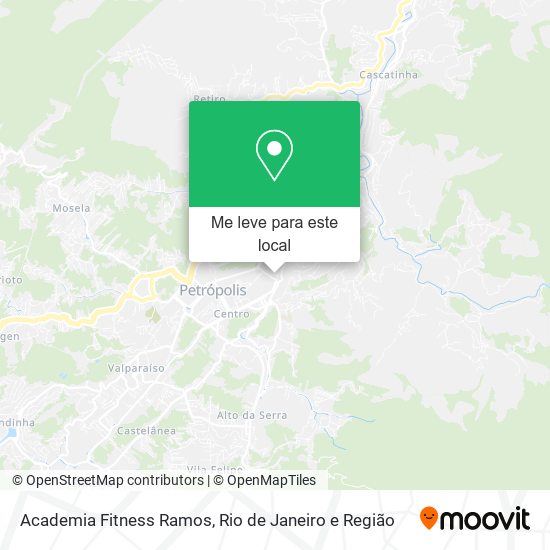 Academia Fitness Ramos mapa