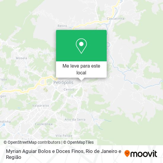 Myrian Aguiar Bolos e Doces Finos mapa