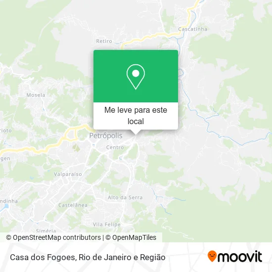 Casa dos Fogoes mapa