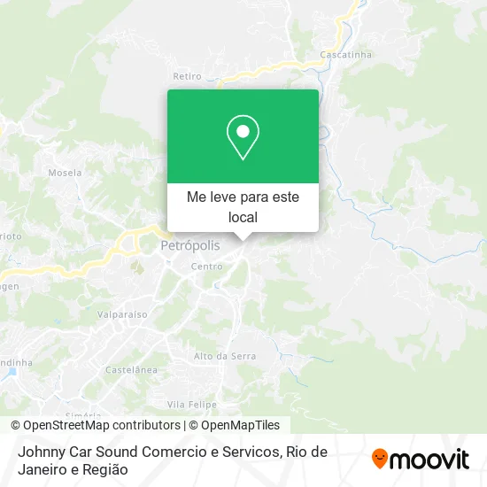 Johnny Car Sound Comercio e Servicos mapa