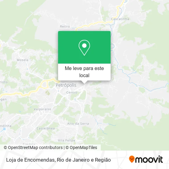 Loja de Encomendas mapa
