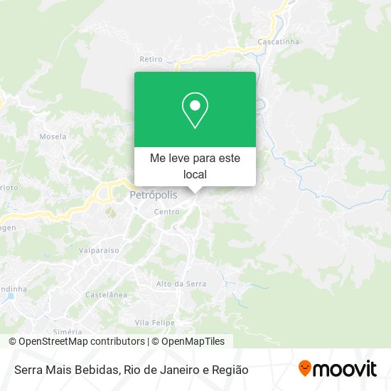 Serra Mais Bebidas mapa