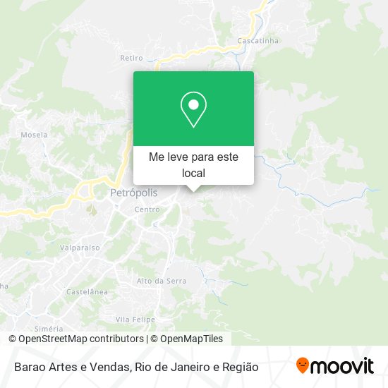 Barao Artes e Vendas mapa