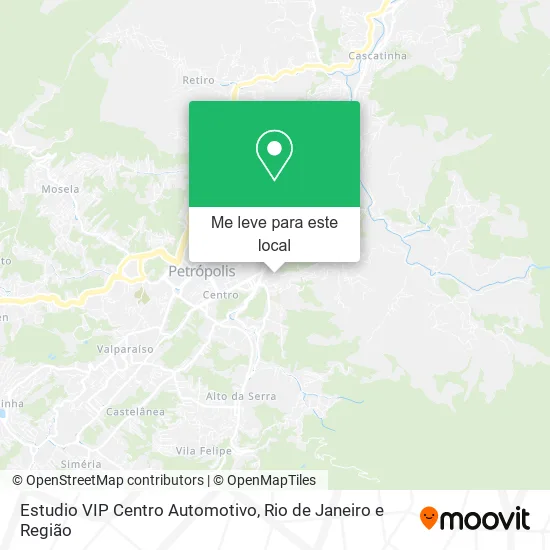 Estudio VIP Centro Automotivo mapa