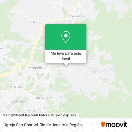 Igreja Sao Charbel mapa
