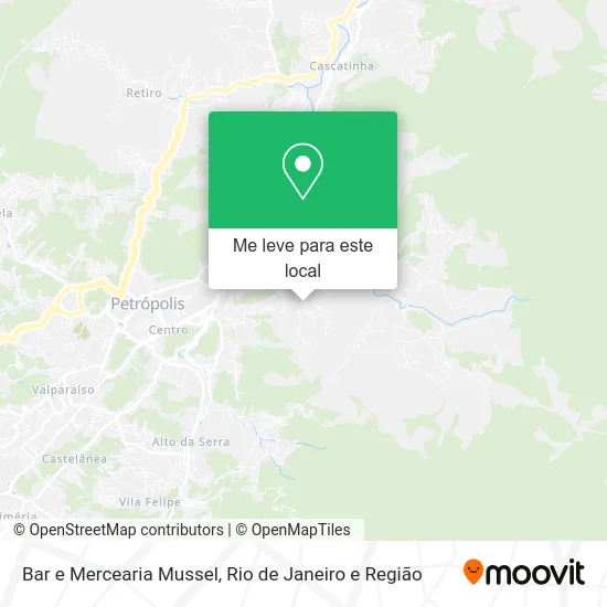 Bar e Mercearia Mussel mapa