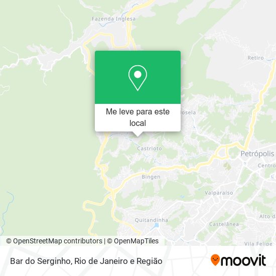 Bar do Serginho mapa
