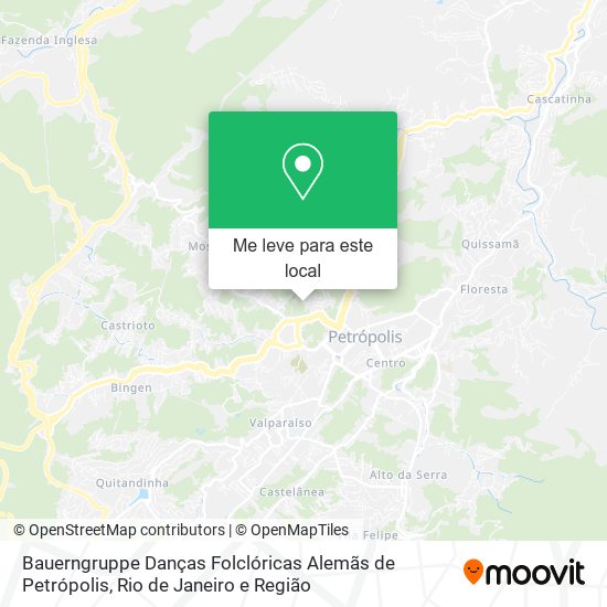Bauerngruppe Danças Folclóricas Alemãs de Petrópolis mapa