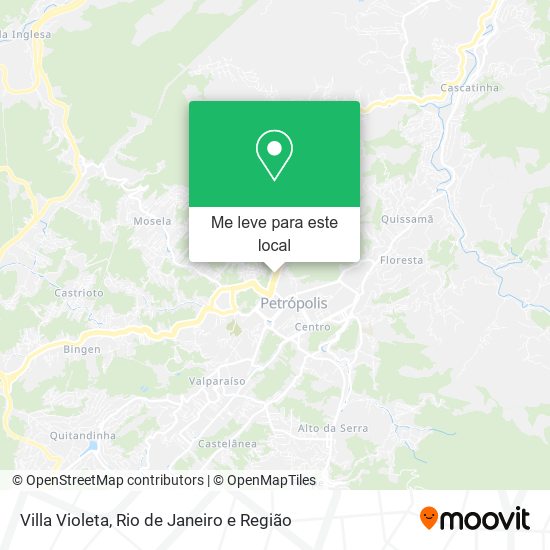 Villa Violeta mapa