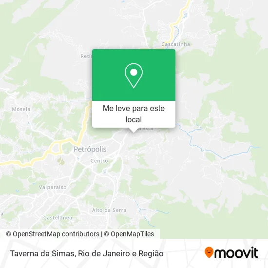Taverna da Simas mapa