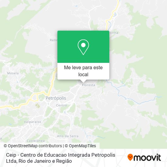 Ceip - Centro de Educacao Integrada Petropolis Ltda mapa