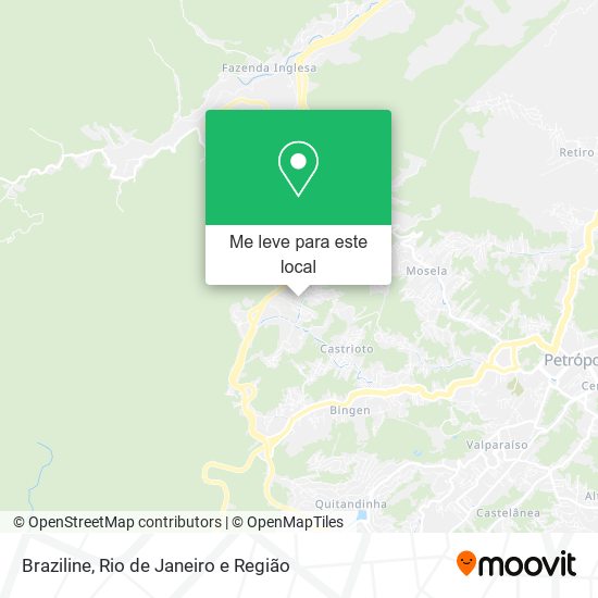 Braziline mapa
