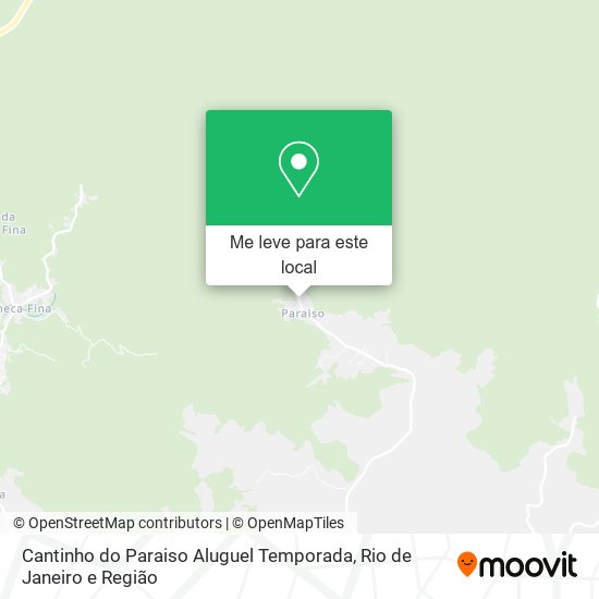 Cantinho do Paraiso Aluguel Temporada mapa