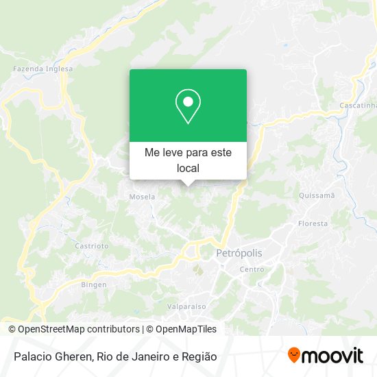 Palacio Gheren mapa