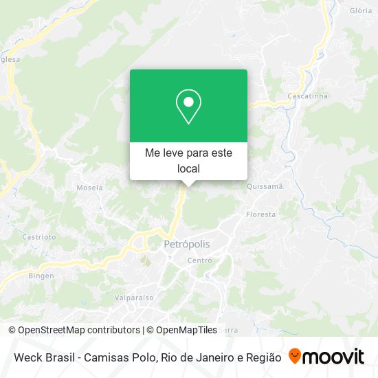 Weck Brasil - Camisas Polo mapa