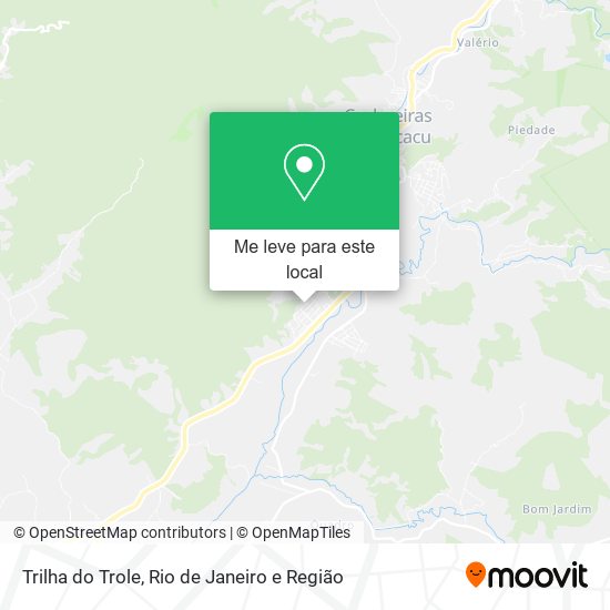 Trilha do Trole mapa