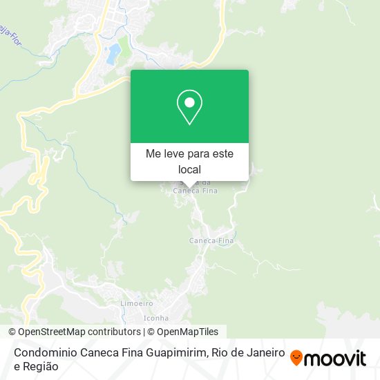 Condominio Caneca Fina Guapimirim mapa