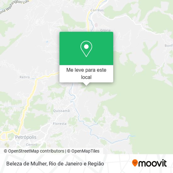 Beleza de Mulher mapa
