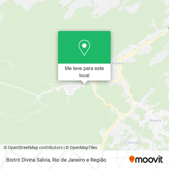 Bistrô Divina Sálvia mapa