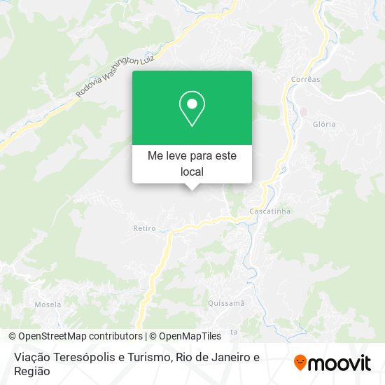 Viação Teresópolis e Turismo mapa