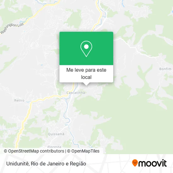 Unidunitê mapa