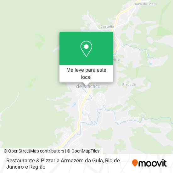 Restaurante & Pizzaria Armazém da Gula mapa