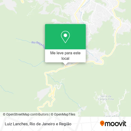 Luiz Lanches mapa