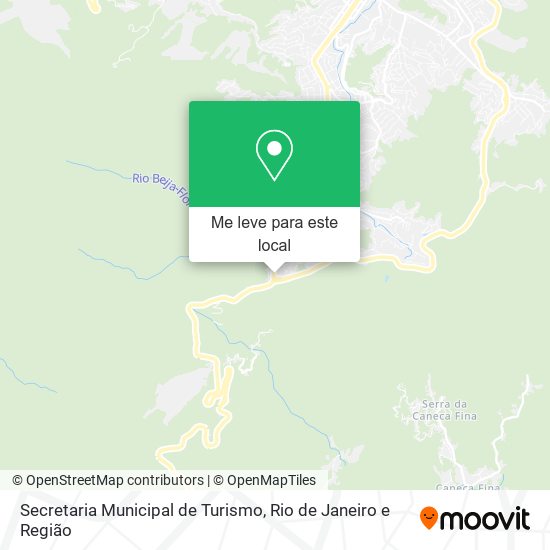 Secretaria Municipal de Turismo mapa