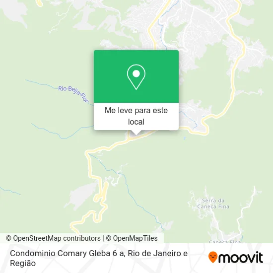 Condominio Comary Gleba 6 a mapa