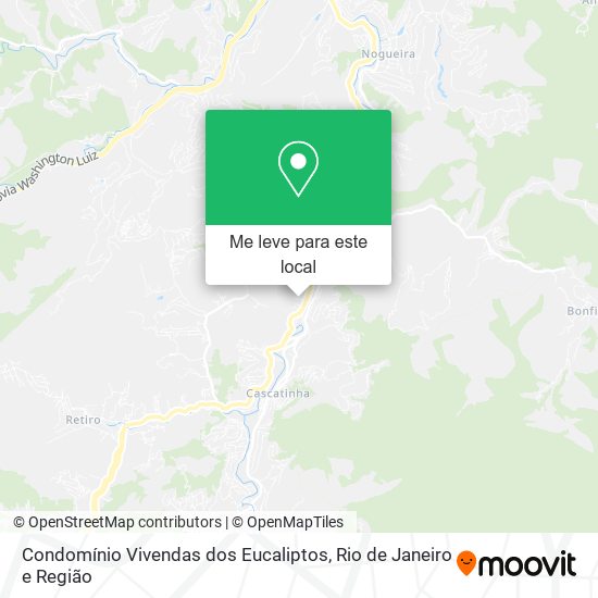 Condomínio Vivendas dos Eucaliptos mapa