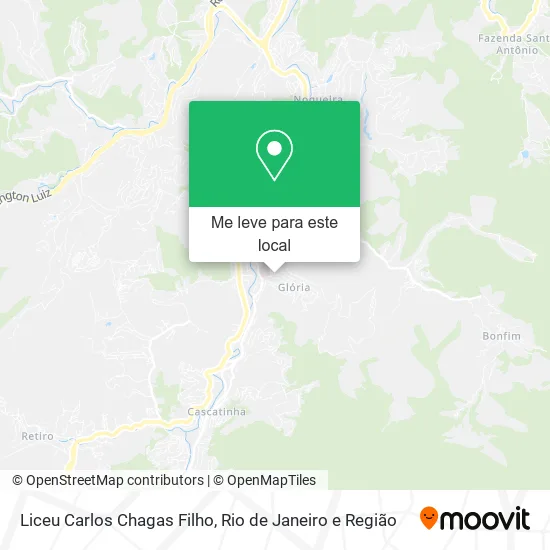 Liceu Carlos Chagas Filho mapa