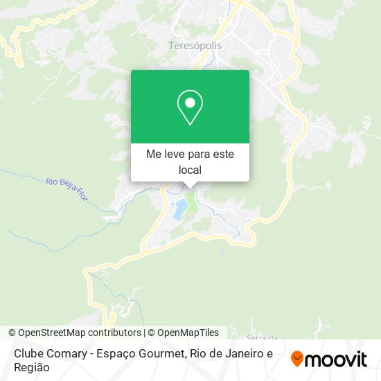 Clube Comary - Espaço Gourmet mapa