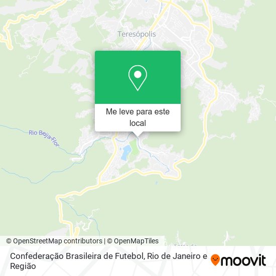 Confederação Brasileira de Futebol mapa