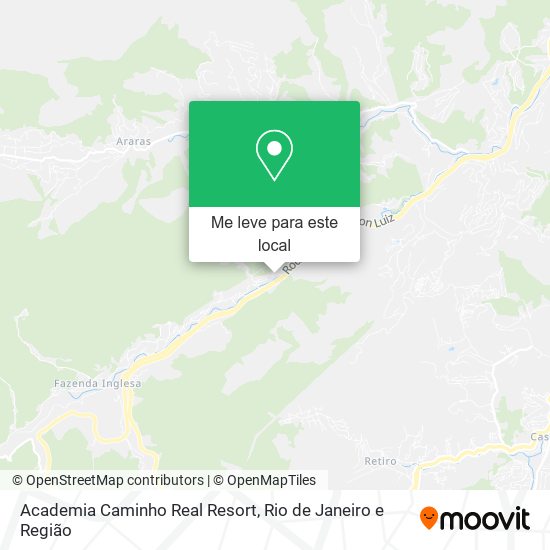 Academia Caminho Real Resort mapa