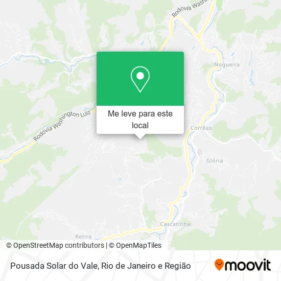 Pousada Solar do Vale mapa