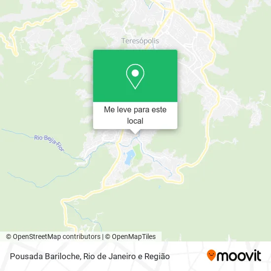 Pousada Bariloche mapa