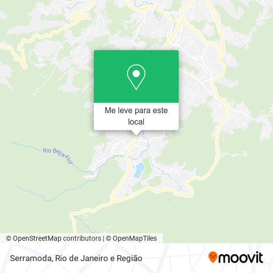 Serramoda mapa
