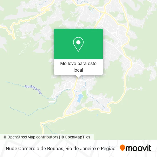 Nude Comercio de Roupas mapa