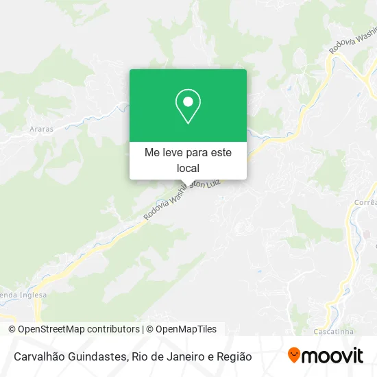 Carvalhão Guindastes mapa
