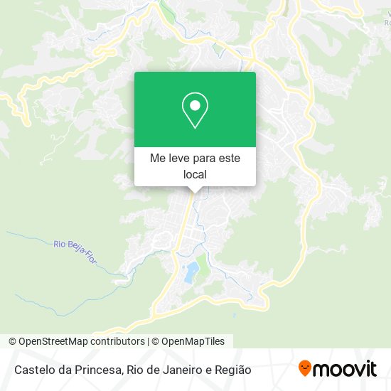 Castelo da Princesa mapa