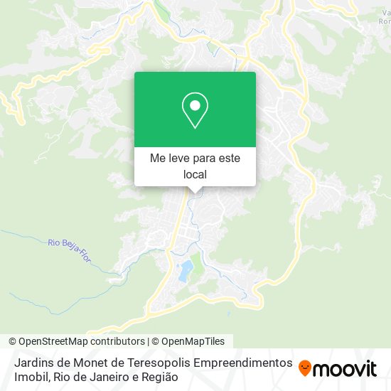 Jardins de Monet de Teresopolis Empreendimentos Imobil mapa